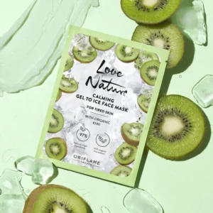 Calming Gel to Ice Face Mask with Organic Kiwi