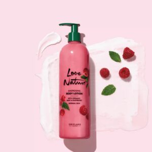 Energising Body Lotion with Organic Mint & Raspberry